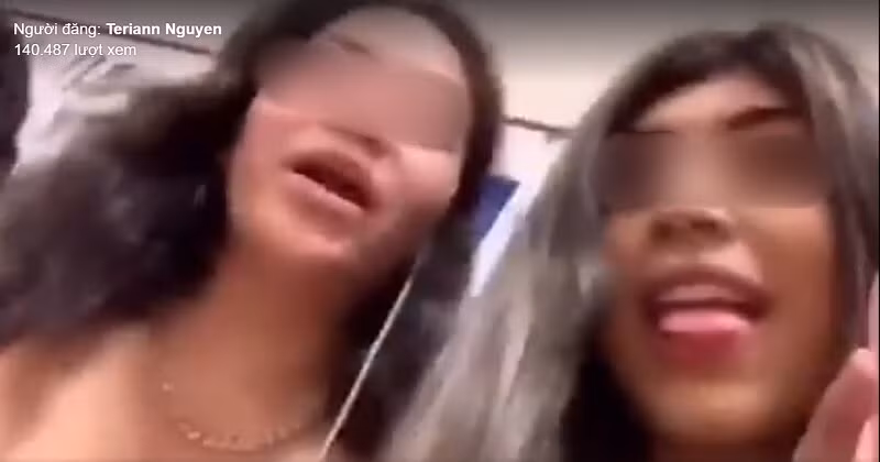 Hai co gai goi nu sinh goc Viet la virus Covid-19 gay phan no