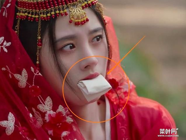 Một nhân vật khác cũng bị chỉ trích vì dùng khăn nhỏ trong cảnh bị bắt là Cúc Tịnh Y. Trong phim Như Ý phương phi. Cô có cảnh bị bắt cóc, sắp bị chôn sống nhưng cách thể hiện của "mỹ nữ 4.000 năm có một" bị đánh giá là đơ, không cảm xúc, không tỏ ra sợ hãi dù nhân vật của cô vốn yếu đuối. Cúc Tịnh Y cũng bị cho là sợ đau nên chỉ dám dùng miếng vải cho có.