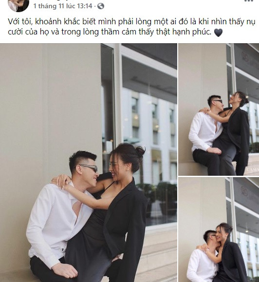 Với tôi, khoảnh khắc biết mình phải lòng một ai đó là khi nhìn thấy nụ cười của họ và trong lòng thầm cảm thấy hạnh phúc", bạn trai chia sẻ niềm hạnh phúc khi gặp được DJ Tít.