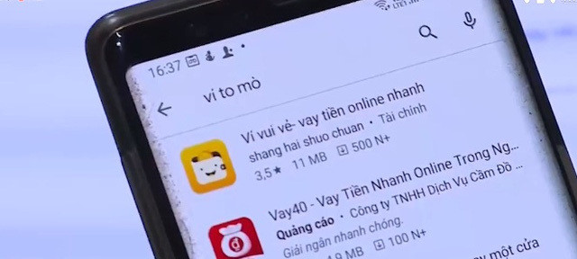Su that dang so dang sau nhung app cho vay online