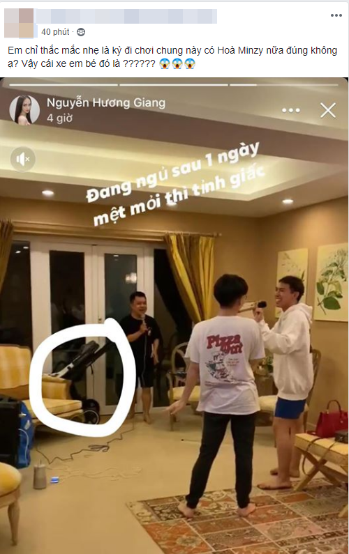 Hương Giang vô tình làm lộ chuyện Hòa Minzy đưa con đi du lịch? Huong Giang vo tinh lam lo chuyen Hoa Minzy dua con di du lich?