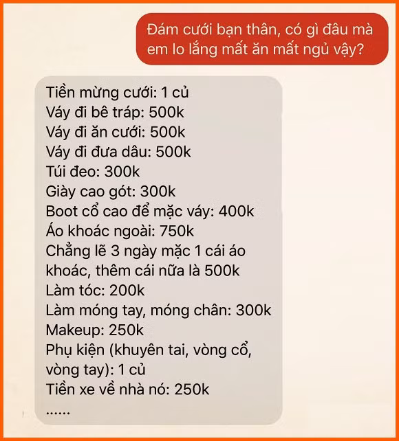 Co gai chi gan chuc trieu de len do di an cuoi ban than