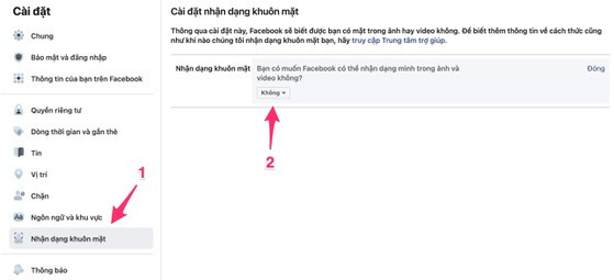 Huong dan tat tinh nang nhan dang khuon mat cua Facebook-Hinh-2