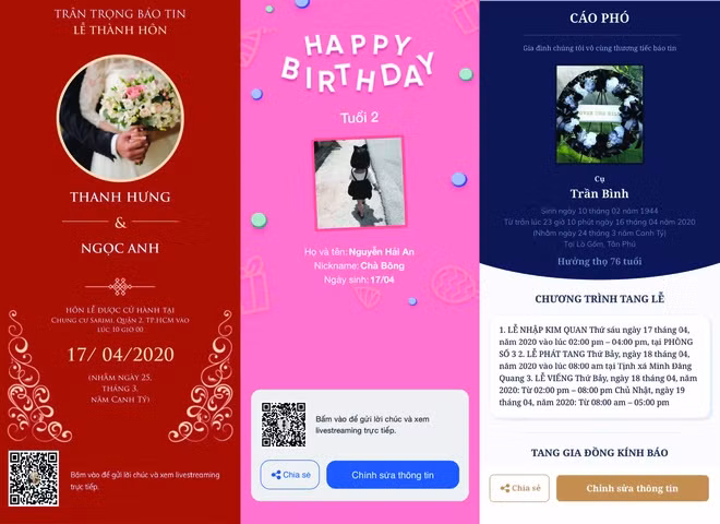 To chuc dam cuoi, tang le trong mua COVID-19 tren Zalo