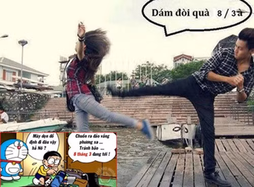 Thậm chí họ còn tưởng tượng có thể thẳng thắn từ chối yêu cầu tặng quà từ vợ một cách phũ phàng như thế này.