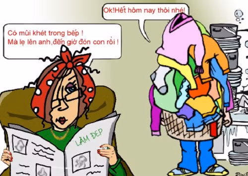 Ngày 8/3 là ngày chị em "vùng lên" còn các ông chồng thì cung cúc nghe lời.