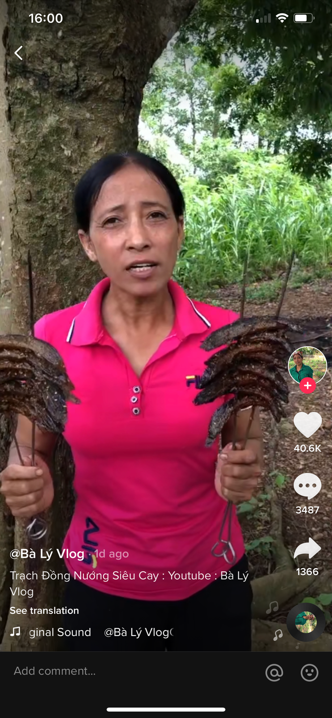 Sau một thời gian "chiêu trò" trên mạng xã hội, bà chuyển sang thực hiện cái video có nội dung bám sát cuộc sống ngoài đời thực. Qua đó, cộng đồng mạng đã khá bất ngờ khi biết được bà phải dậy sớm để làm cơm lam bán, kiếm sống qua ngày.