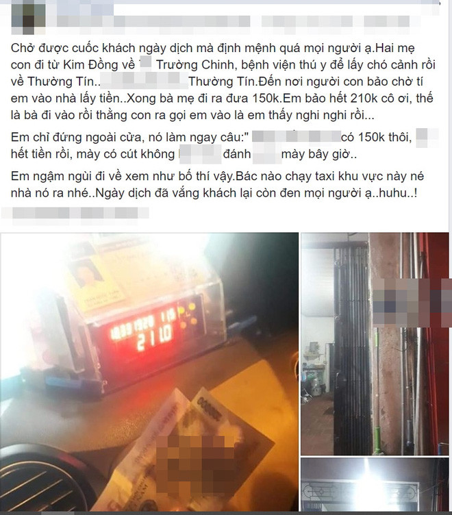 Hết hồn với 2 mẹ con quỵt tiền lại còn dọa đánh tài xế taxi Het hon voi 2 me con quyt tien lai con doa danh tai xe taxi