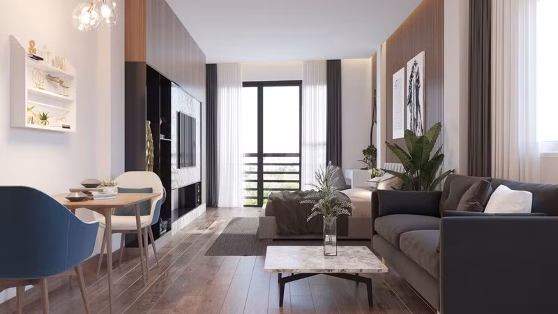 Can ho mini 40m2 co cach sap xep thong minh