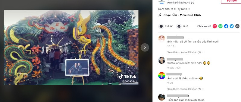 Dam cuoi dong tinh o Tay Ninh gay xon xao cong dong mang