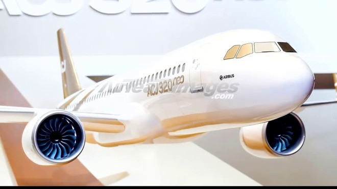Airbus ACJ320neo là một trong những mẫu máy bay cá nhân lớn nhất, được ví như một căn penthouse trên không. Dù với gia đình, doanh nghiệp hay chính phủ thì mẫu máy bay này đều có thiết kế nội thất riêng phù hợp nhu cầu của khách hàng. Ảnh: Airbus.