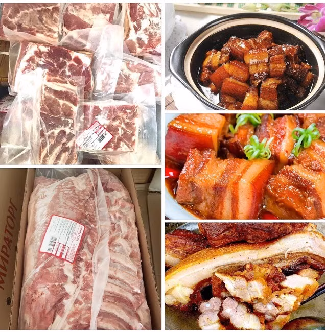 Thit lon 'thai' sieu thi dat hang, muon mua phai xep hang-Hinh-3