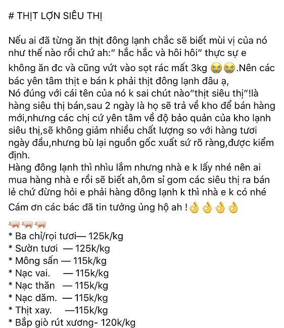 Thit lon 'thai' sieu thi dat hang, muon mua phai xep hang-Hinh-2