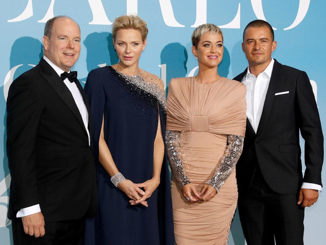 Cặp đôi hoàng gia luôn chủ trì Liên hoan Truyền hình Monte-Carlo. Sự kiện này được tổ chức thường niên vào tháng 9 hàng năm trong Triển lãm du thuyền Monaco, với sự tham gia của các ngôi sao hàng đầu thế giới: Katy Perry, Leonardo DiCaprio, Hugh Grant, Madonna... Ảnh: Getty.