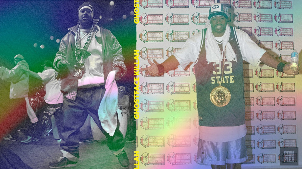  Ghostface Killah: Điểm khác biệt của Ghostface là những đôi wallabees. Không chỉ đặt tên cho album của mình là The Wallabee Champ, anh còn tự cho mình là "Wallabee Kingpin". Monica Morrow - nhà tạo mẫu của nam rapper - nói: "Anh ấy luôn tham gia vào những cuộc nói chuyện về phong cách. Tuy nhiên, anh hướng dẫn một cách qua loa. Nhiệm vụ của tôi là phải chạy khắp New York (Mỹ) để tìm ra thứ anh ấy muốn". Ảnh: Complex Original, Getty.