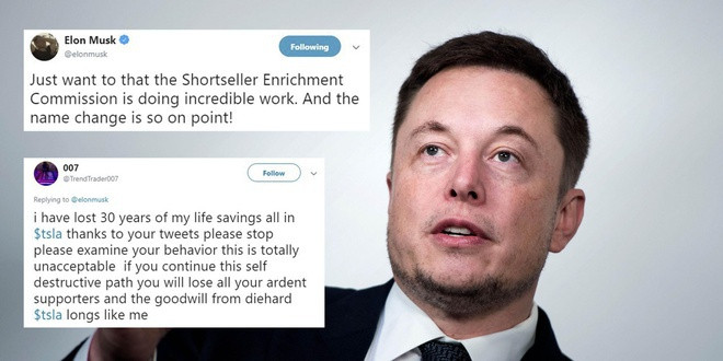 Đương nhiên, ông hoàng Twitter không buông tha SEC. Tháng 10/2018, Musk chế nhạo tổ chức này và gọi đó là "Ủy ban làm giàu cho lũ bán khống" trong một tweet. Ảnh: Reuters.