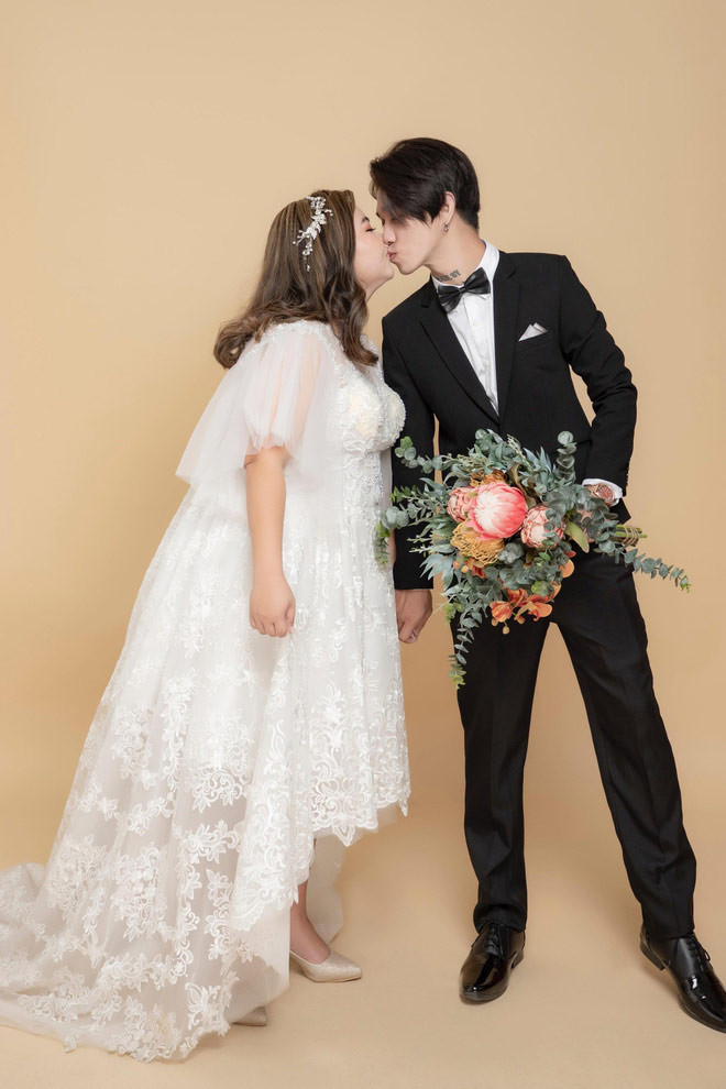 Chuyen tinh 'Chong gay - vo beo': Khoc cuoi moi dem chi vo chong toi biet-Hinh-3