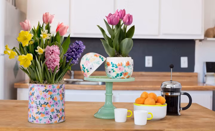 Dat binh hoa trong nha dung phong thuy, tien bac dem hoai khong het