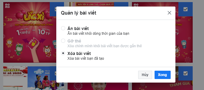 Cách ẩn, xóa, gỡ thẻ hàng loạt bài viết cùng lúc trên Facebook ảnh 4