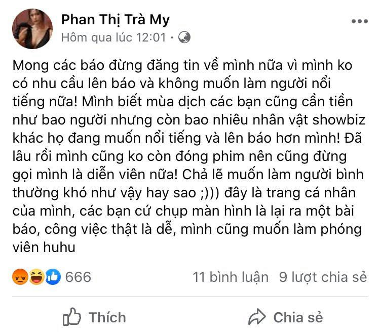 Trà My Thương nhớ ở ai gây phẫn nộ khi mỉa mai các nghệ sĩ - Hình 3 Tra My Thuong nho o ai gay phan no khi mia mai cac nghe si-Hinh-3
