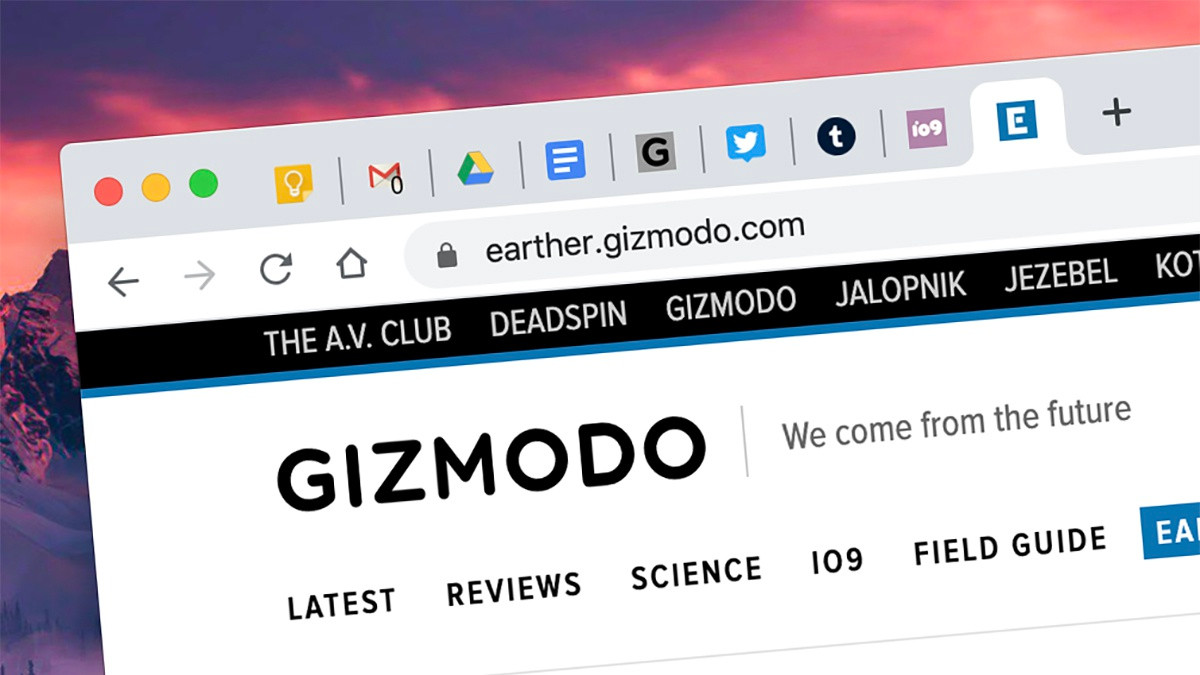  Đừng bật quá nhiều tab trình duyệt. Bất kể sử dụng trình duyệt nào, mở quá nhiều tab cũng gây tiêu tốn lượng lớn tài nguyên CPU. Hãy duy trì số tab mở ít nhất có thể (khoảng 12-24 tab trở xuống) và đóng những tab không cần thiết để giảm tải CPU. Ảnh: Gizmodo.