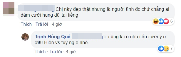 Hong Que dap tra khi bi mia mai kho lay chong
