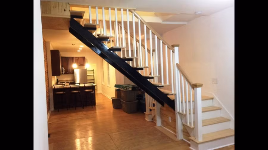 Thiet ke cau thang trong nha luu y phong thuy, chang bao gio lo ngheo