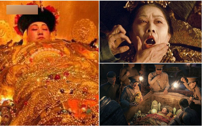 Tập tục đặt châu báu vào miệng người chết của cổ nhân Trung Hoa Tap tuc dat chau bau vao mieng nguoi chet cua co nhan Trung Hoa