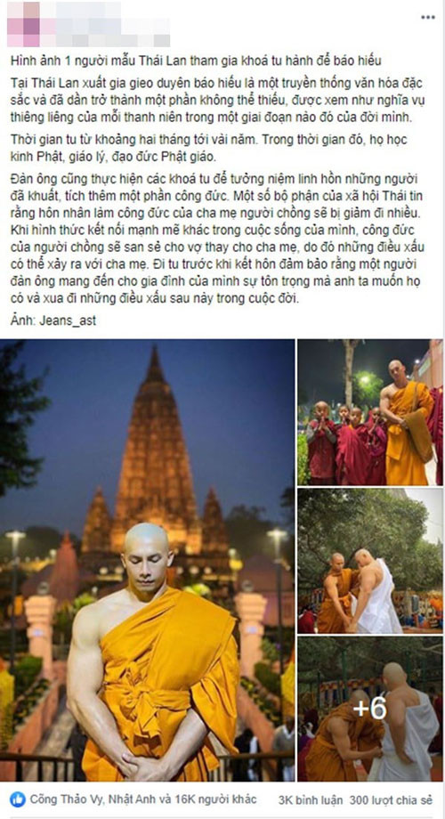 Chang trai xuong toc theo khoa tu gay xon xao MXH