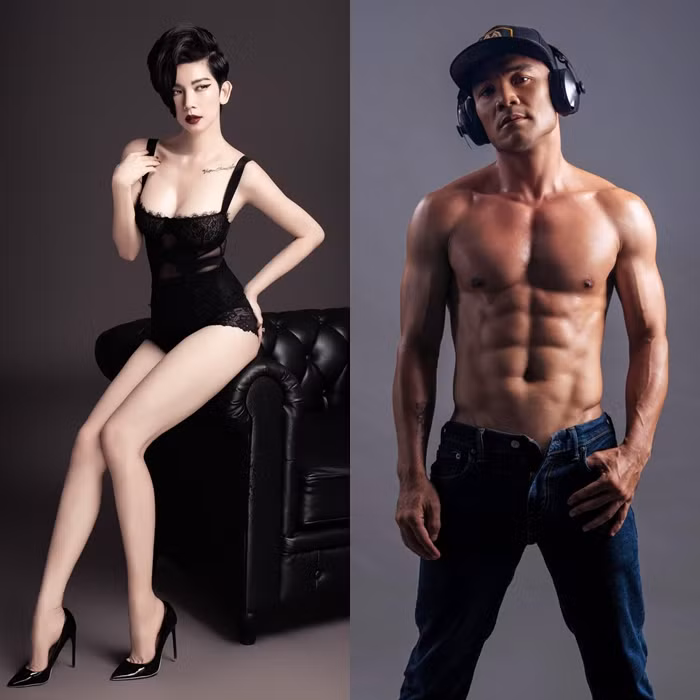 Vo chong Xuan Lan sau 1 nam ket hon van giu duoc body dang nguong mo