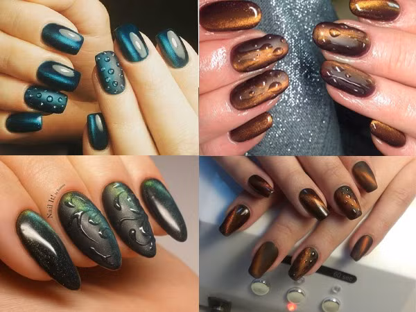 Với những mẫu nail mắt mèo trên hy vọng sẽ làm chị em ưng ý.