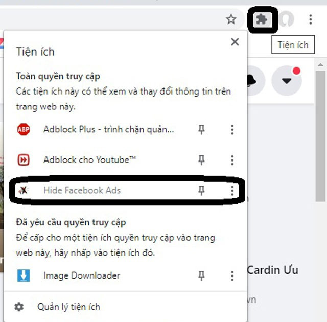 Làm thế nào để chặn quảng cáo khi lướt Facebook bằng Google Chrome - Hình 4 Lam the nao de chan quang cao khi luot Facebook bang Google Chrome-Hinh-4