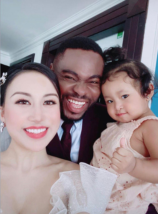 Lay chong chau Phi, tieu thu Ha Noi dep me man khi mac vay cuoi-Hinh-5