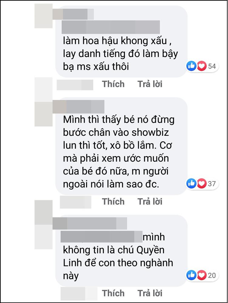 Con gai Quyen Linh thi hoa hau - tranh luan 'no tung' dien dan-Hinh-8
