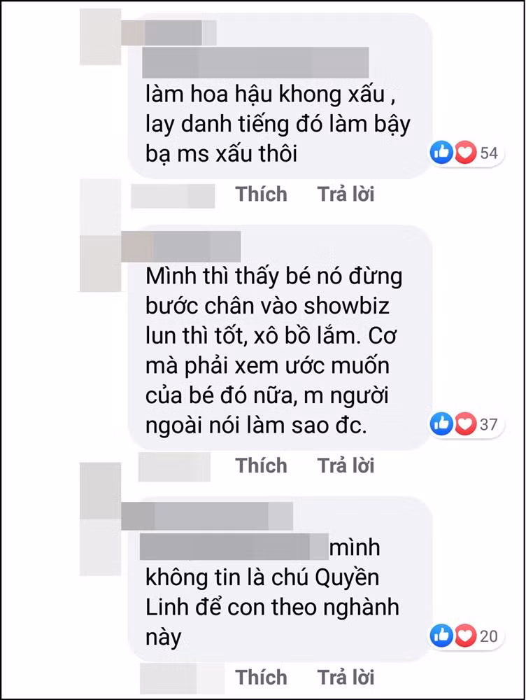 Con gai Quyen Linh thi hoa hau - tranh luan 'no tung' dien dan-Hinh-8