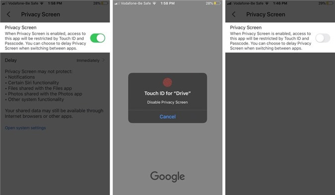 Cách bảo vệ file trên Google Drive bằng Face ID, Touch ID ảnh 6