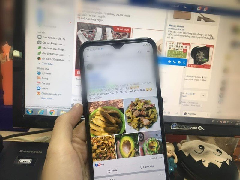 Can trong voi hang quan chi ban thuc an online