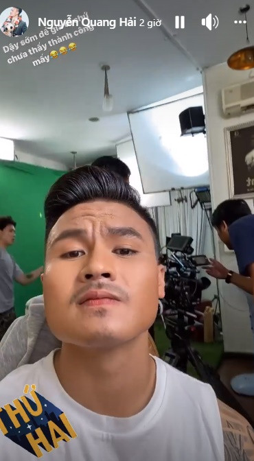 Quang Hai xuat hien voi dien mao gia nua nhu ong chu-Hinh-2