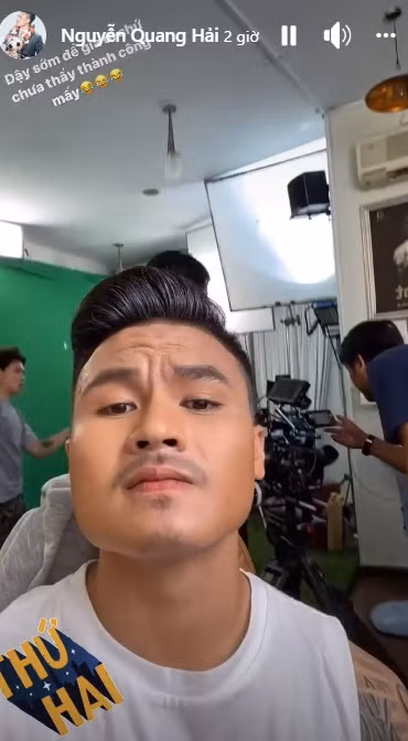 Quang Hai xuat hien voi dien mao gia nua nhu ong chu-Hinh-2