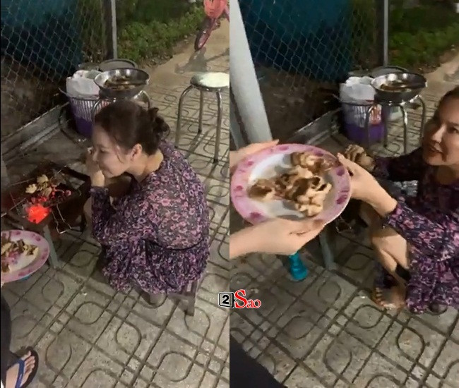 Ba xa Quy Binh gay bat ngo voi hinh anh ve que tham bo me chong