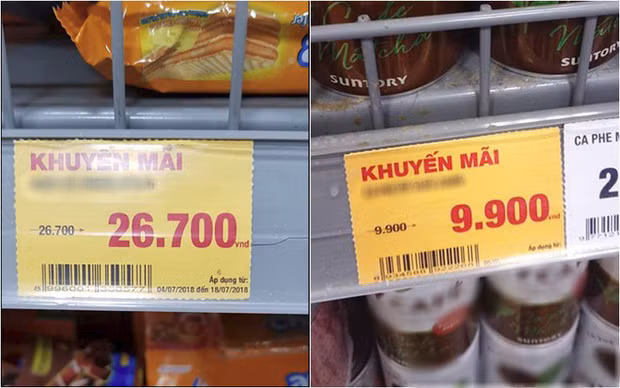 Tầm cao mới của bán hàng bởi giảm như không giảm theo đúng nghĩa đen. Thế này đố ai "độ" được.