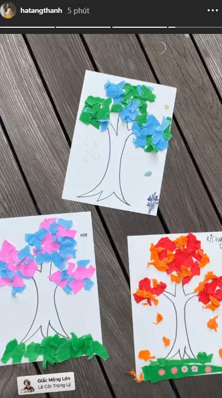 Ha Tang khoe tac pham nghe thuat cua con trai