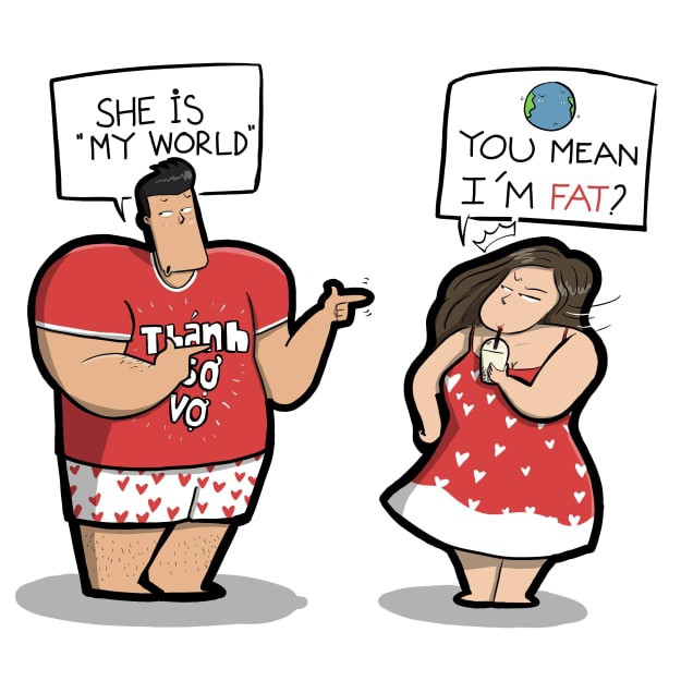 Bà mẹ 2 con hạnh phúc khi thường xuyên trở thành "đề tài" của chồng. Chồng là họa sĩ, có máu nghệ thuật và lắm ý tưởng sáng tạo, Linh Nghi cảm thấy mình cũng trở thành người vợ đặc biệt. Cô cảm thấy Anh Đức có tâm hồn nghệ sĩ, nhiều năng lượng tích cực, luôn truyền động lực cho cả người xung quanh. Nghi nhận xét chồng không lãng mạn theo kiểu văn chương, rất ít nói lời ngọt ngào hay hứa hẹn. Anh thường thể hiện tình cảm bằng hành động là chính. "Ví dụ như thường xuyên chụp hình và vẽ vợ cũng là một cách để yêu thương. Mình hạnh phúc khi trở thành bà vợ có nhiều hí họa, hình comic do chồng vẽ". Là một bà mẹ bỉm sữa, để cân bằng giữa công việc và chuyện chăm con không dễ. Vì bận bịu con cái, cô tự làm bánh và các món ăn vặt bán online để chủ động, có nhiều thời gian ở nhà hơn. "Nhiều lúc phải dậy từ rất sớm hoặc thức làm tới khuya nếu có đơn hàng. Mình thường tranh thủ làm khi các con chơi và ngủ, vì hai nhóc nhà mình khá hoạt bát và nghịch ngợm nên luôn phải để mắt tới. Tuy hơi vất vả nhưng bù lại rất vui vì tụi nhỏ dễ thương. Chồng cũng giúp đỡ nhiều và khéo chăm con nên mình không vất vả chút nào".