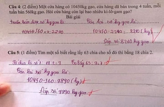 Cộng đồng mạng náo loạn vì bài toán "bán gạo" ảnh 1