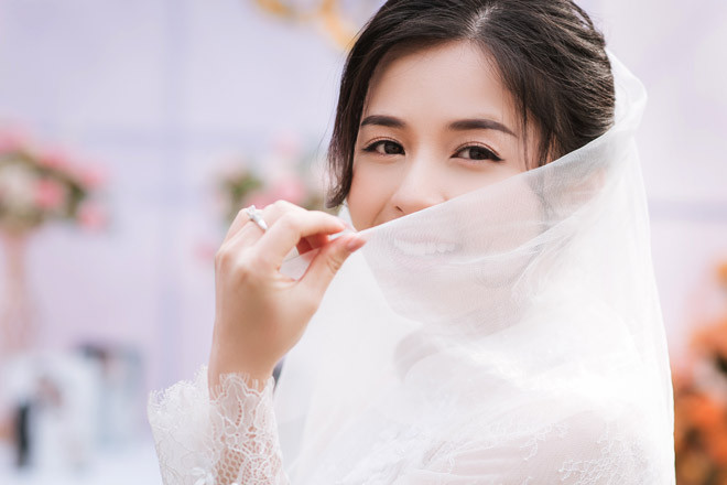 Hot girl dan toc Tay dien ao cuoi xinh lung linh-Hinh-4