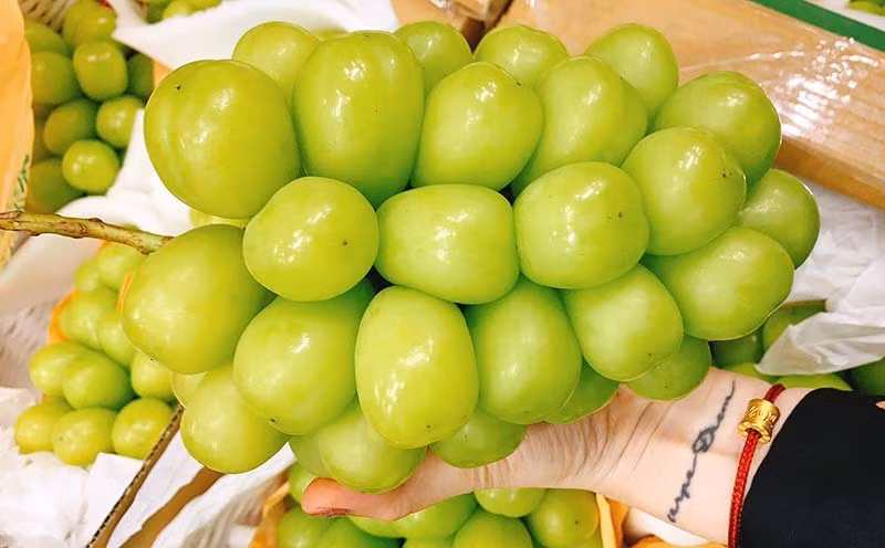 Nho Nhat Ban qua to hon trung ga: Gia 7 trieu/chum-Hinh-5