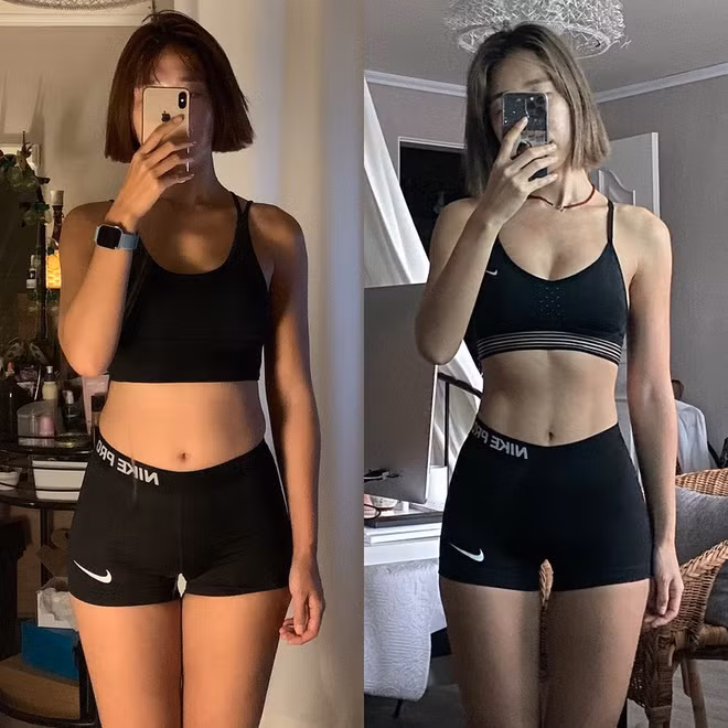 Che do an uong giup co gai Han Quoc giam 22 kg