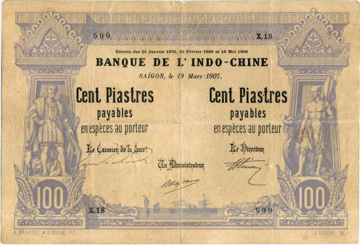 Chi tiết thú vị về những tờ tiền Việt Nam đầu thế kỷ 20 Chi tiet thu vi ve nhung to tien Viet Nam dau the ky 20
