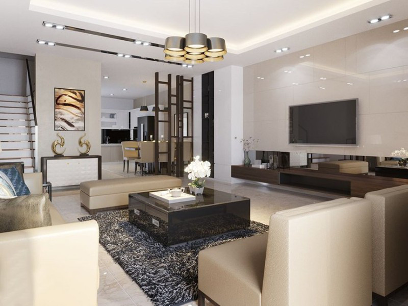 Sai lam trong phong thuy phong khach khien Than Tai quay lung