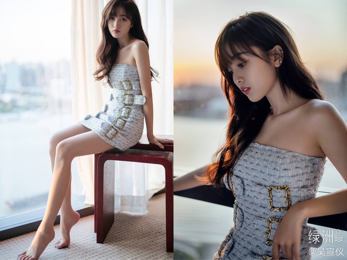 Kể từ khi trở thành nghệ sĩ hoạt động solo, Ngô Tuyên Nghi chuyển sang theo đuổi phong cách trưởng thành, nóng bỏng với những trang phục khoe được lợi thế hình thể. Mỹ nhân 25 tuổi có vóc dáng thanh mảnh với đôi chân thon dài và số đo 3 vòng chuẩn.